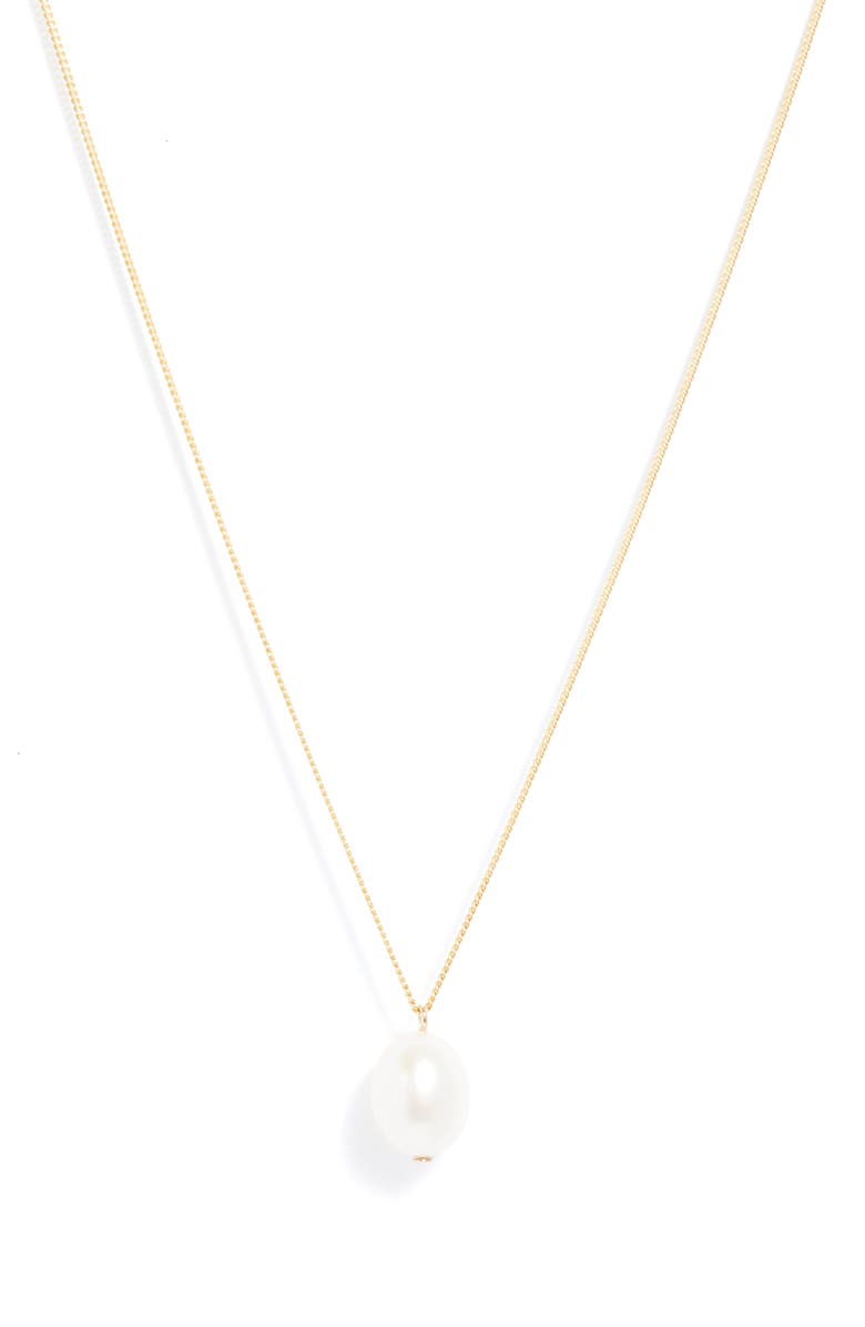 Poppy Finch Pearl Pendant Necklace, Main, color,