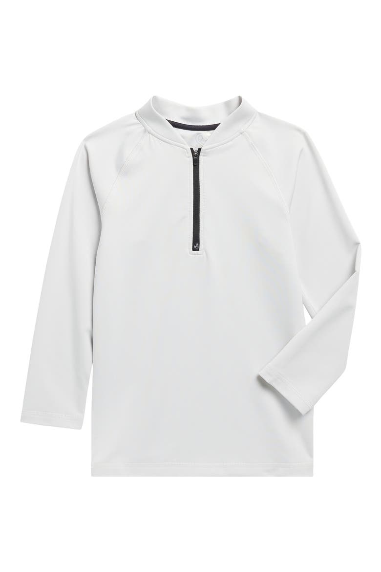 Kids' Taylor Quarter Zip Pullover, Main, color, GLAC-BLK