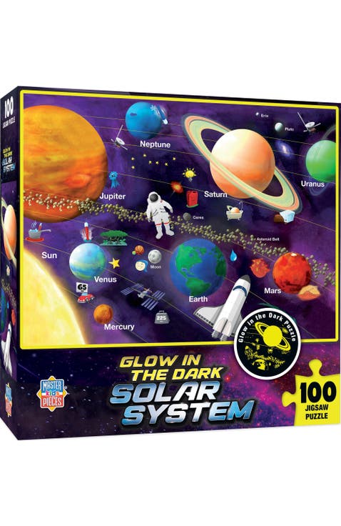 GlowSolar System 100 Piece Glow Puzzle