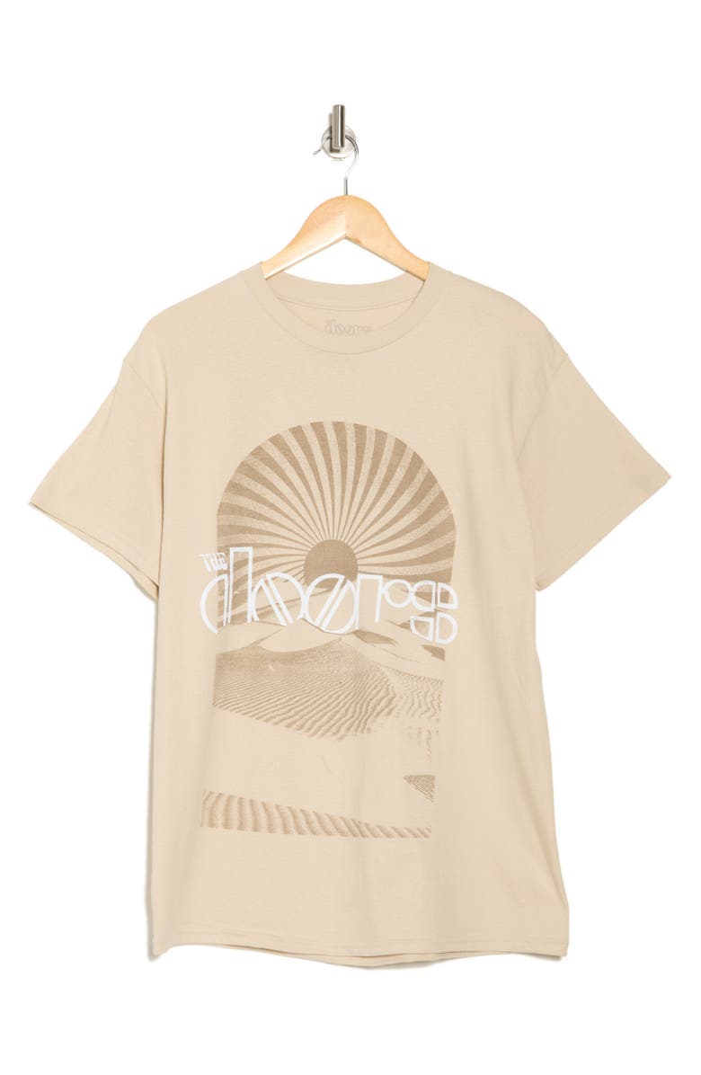Merch Traffic The Doors Sun Logo Cotton Graphic T-Shirt, Alternate, color, 