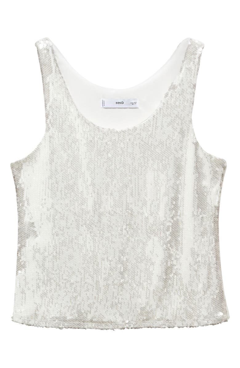 MANGO Sequin Tank, Main, color, 