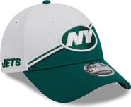 New Era Men's New Era White/Green New York Jets 2023 Sideline 9FORTY Adjustable Hat