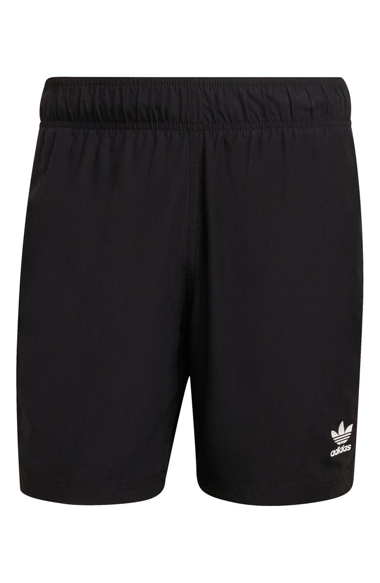 adidas Trefoil Swim Trunks, Alternate, color, 