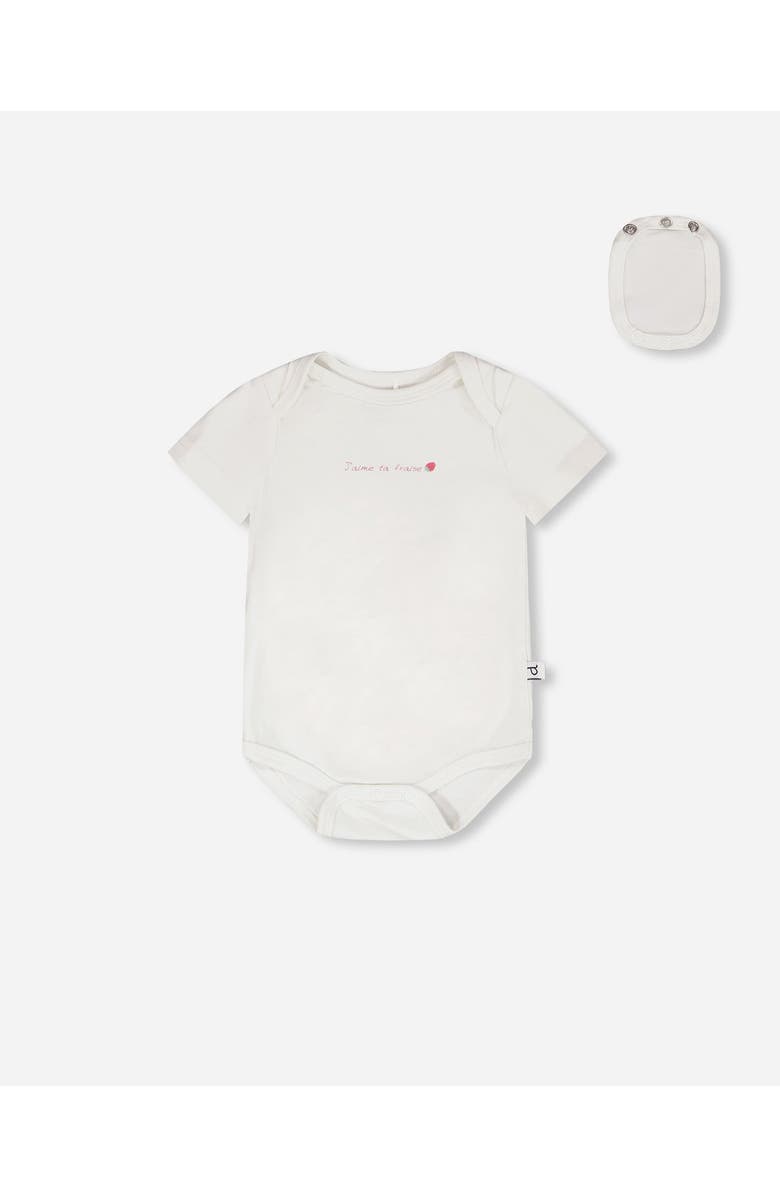 Deux par Deux Evolutive Cotton Jersey 3 Pack Bodysuit, Alternate, color, White