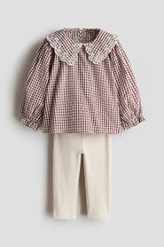 H&M 2-piece Blouse And Leggings Set