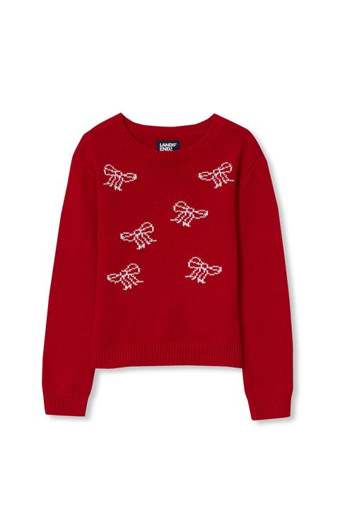 Girls Graphic Sweater