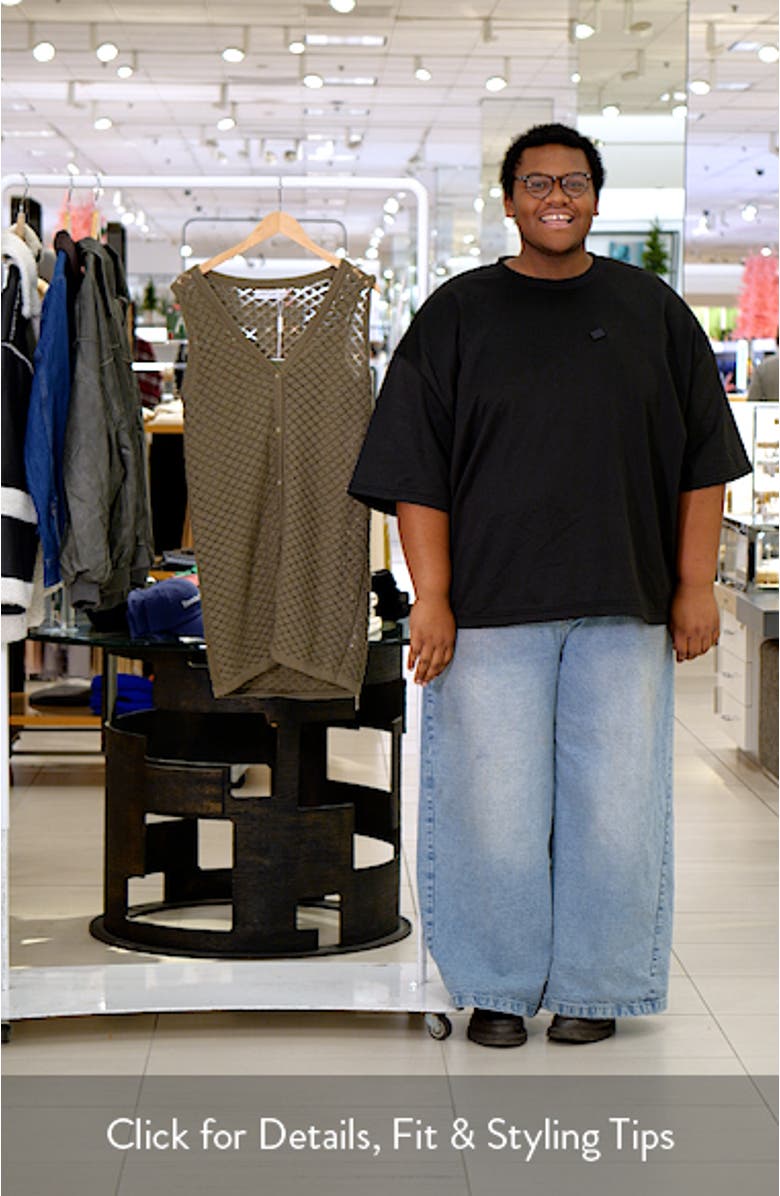 Luan Pointelle Stitch Cotton Minidress, sales video thumbnail