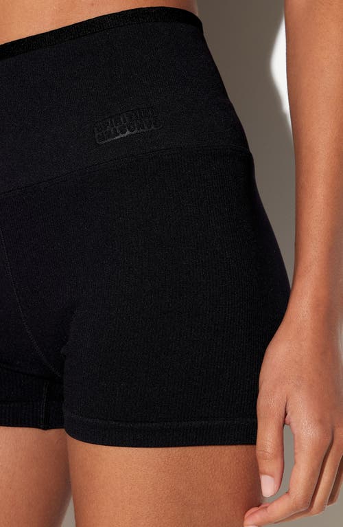 Spiritual Gangster Black Love 2 Shortie Shorts In Black