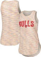 CONCEPTS SPORT Women's Concepts Sport White Chicago Bulls Sunray Tank Top