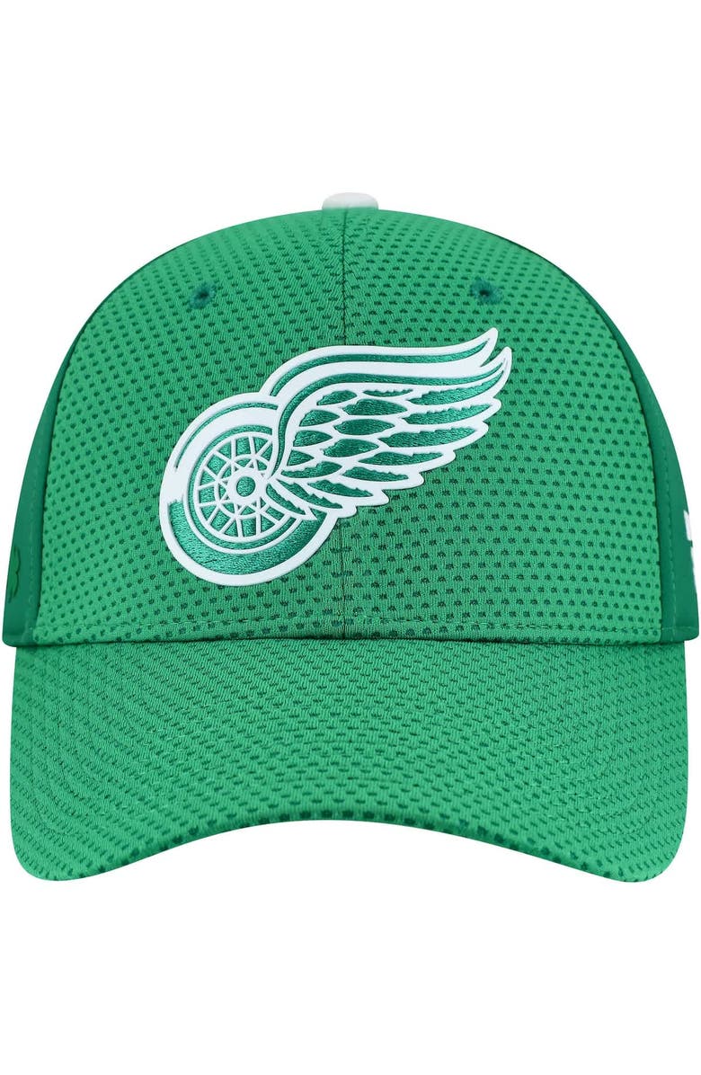 FANATICS Men's Fanatics Kelly Green Detroit Red Wings Authentic Pro St. Patrick's Day Flex Hat, Alternate, color, 