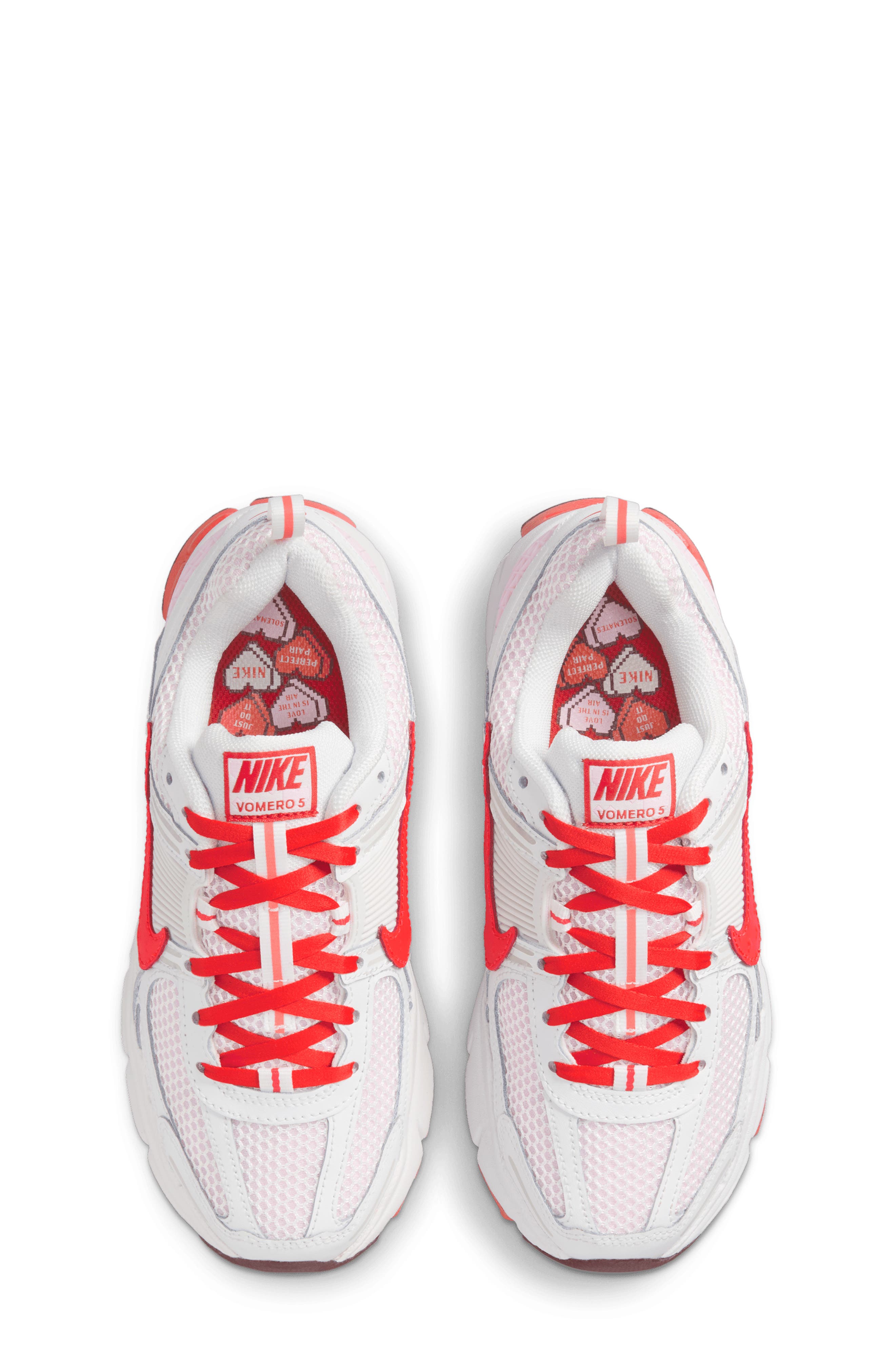 Nike Kids' Vomero 5 Sneaker, Alternate, color, White/ Pink/ Dark Red/ Crimson