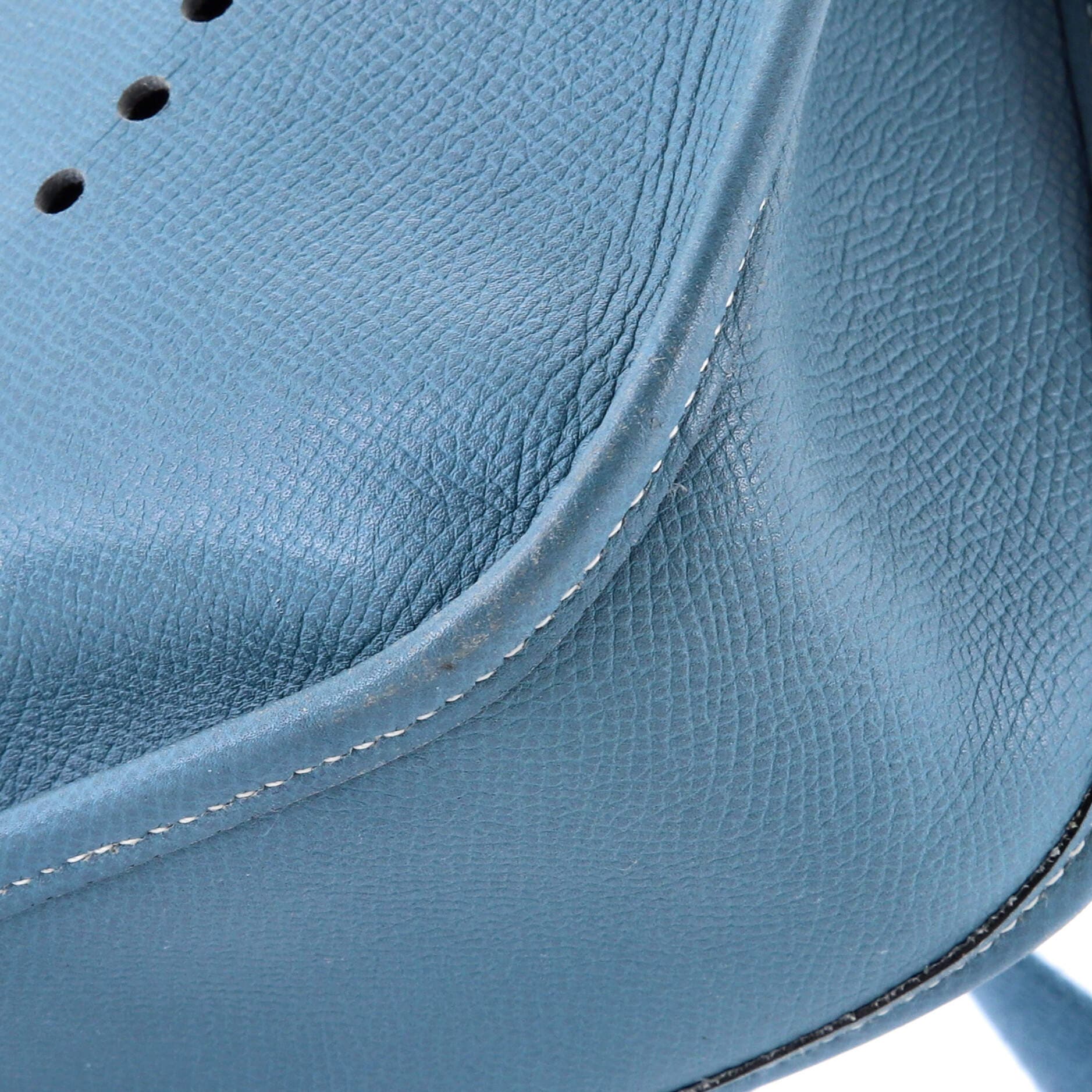 Pre-Owned Hermes Evelyne Bag Gen I Epsom PM, Alternate, color, Bleu Jean