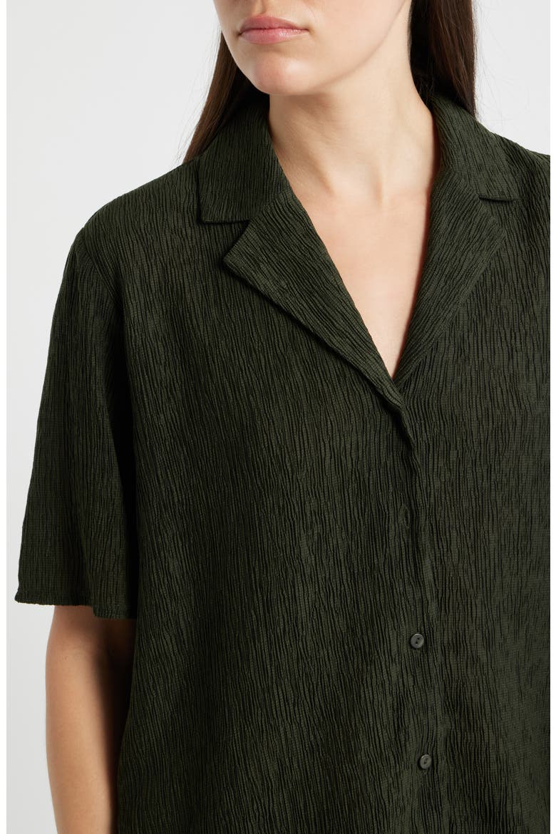 Texture Elbow Sleeve Shirt, Alternate, color, SEAWD