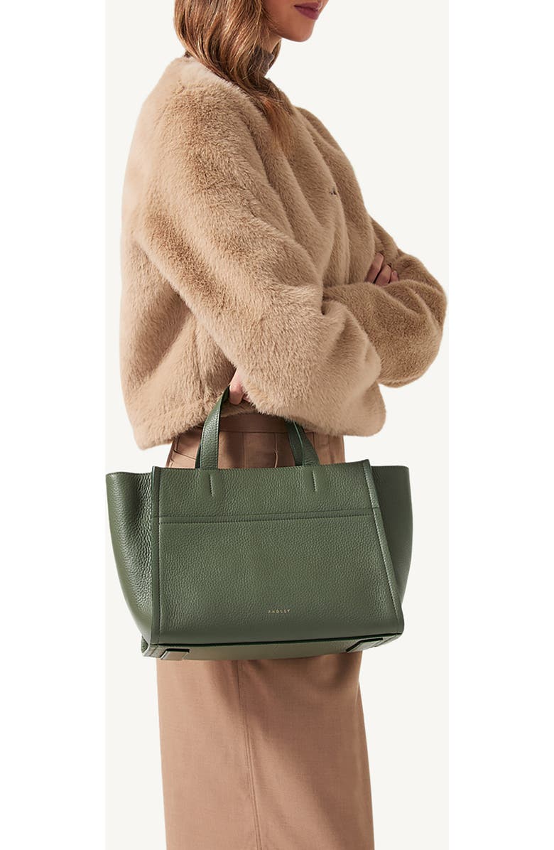 Radley Medium Oak Street Leather Tote, Alternate, color, Dark Olive