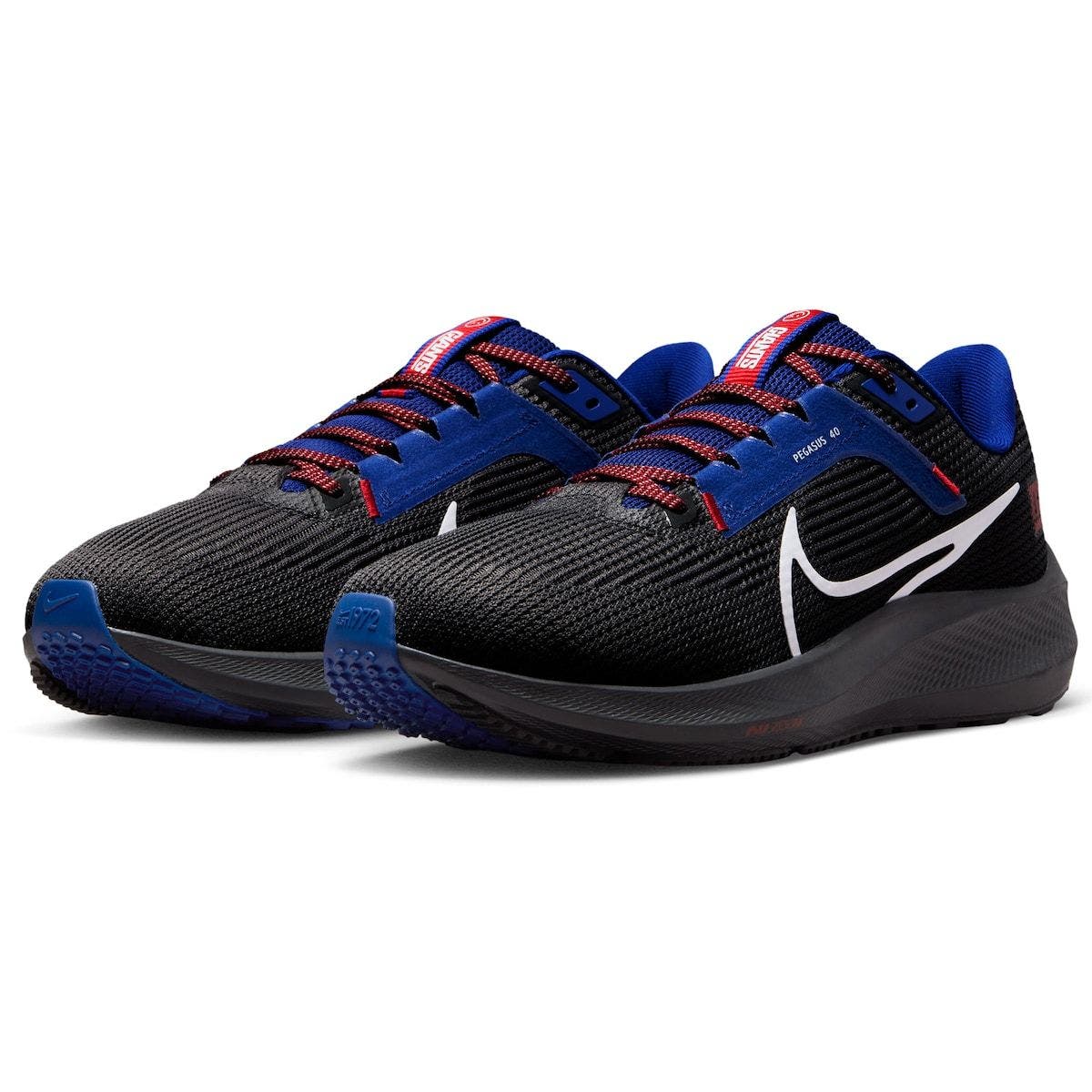 Nike Unisex Nike  Anthracite New York Giants Zoom Pegasus 40 Running Shoe, Alternate, color, Anthracite