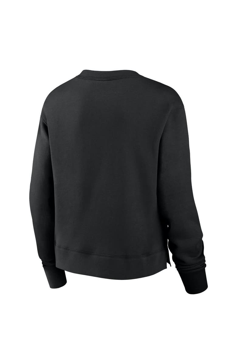 Nike Women's Nike Black Carolina Panthers High Hip Pullover Sweatshirt, Alternate, color, Black