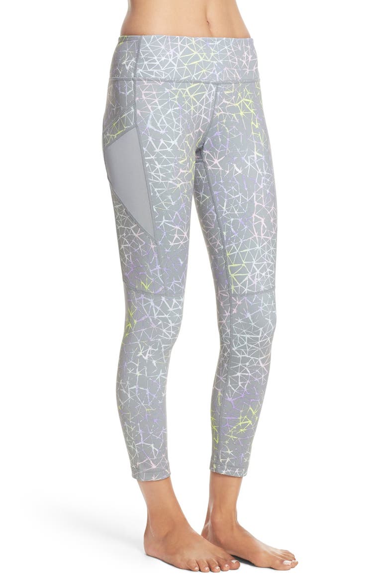 Mystique Crop Leggings, Alternate, color, GREY WOLF CONSTELLATION PRINT