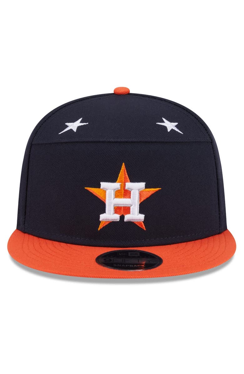 New Era Men's New Era Navy/Orange Houston Astros 2025 MLB All-Star Game Side Patch 9FIFTY Snapback Hat, Alternate, color, Navy