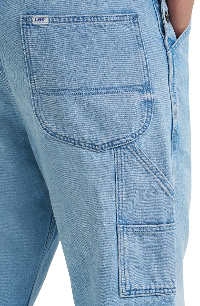 Lee Cotton Denim Bib Overalls, Alternate, color, 