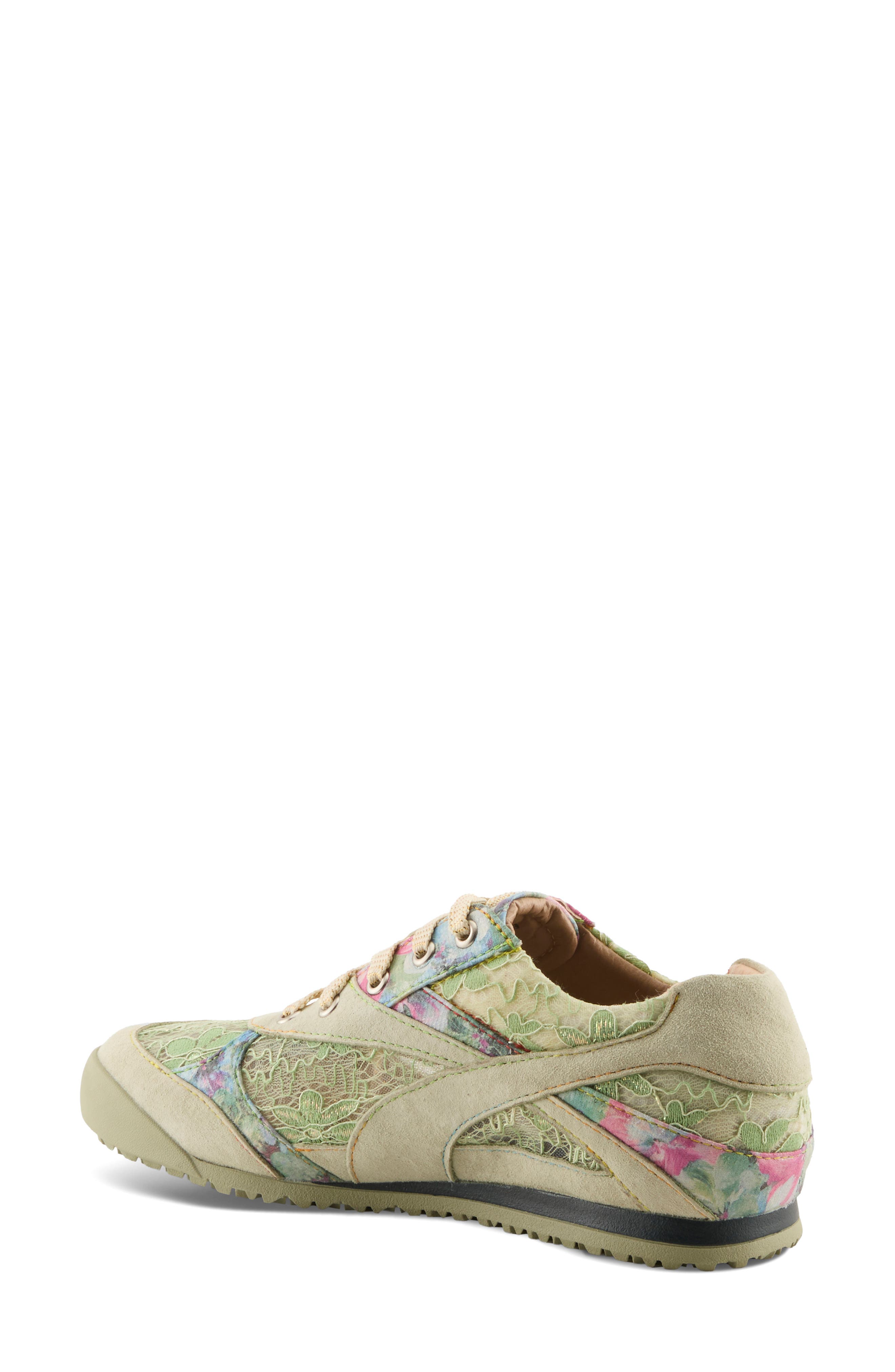 L
Artiste by Spring Step Wave Hello Sneaker, Alternate, color, Mint Green