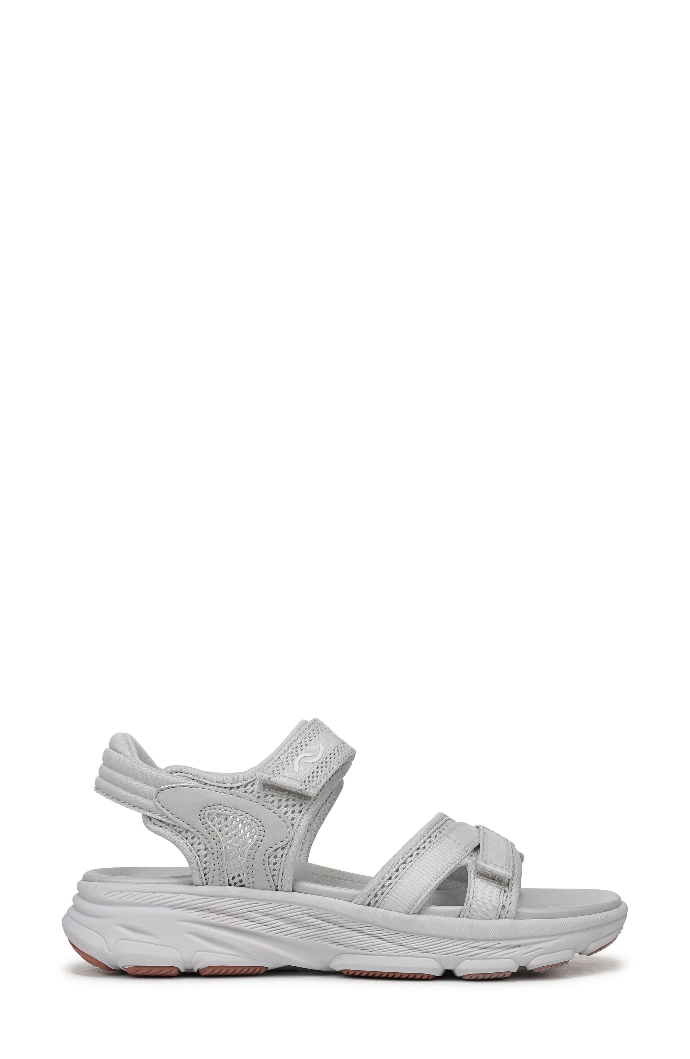 Rykä Devomax Sandal, Alternate, color, Oyster Grey