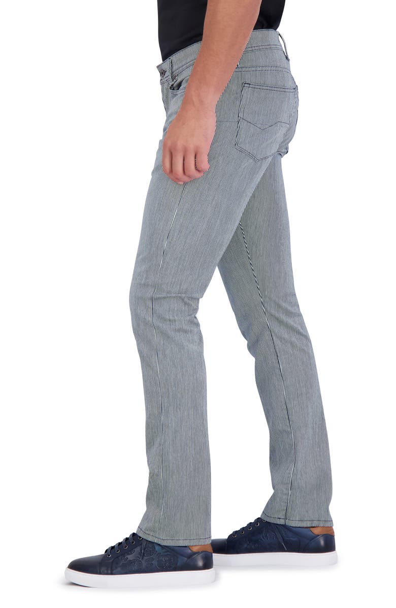 Robert Graham Grassini Stripe Straight Leg Pants, Alternate, color, Indigo