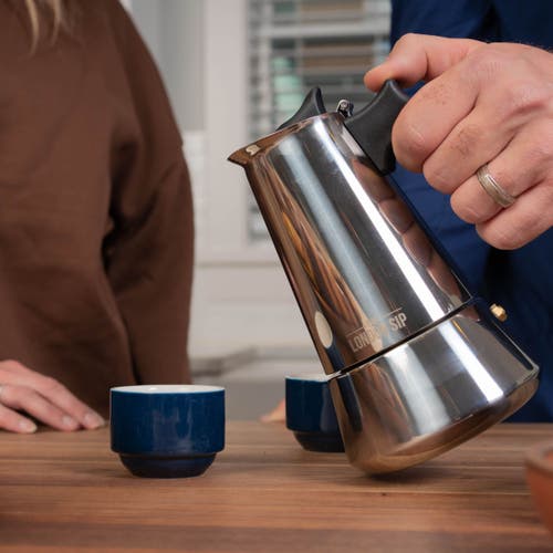 London Sip Stainless Steel Coffee Maker 6-cup In Silver