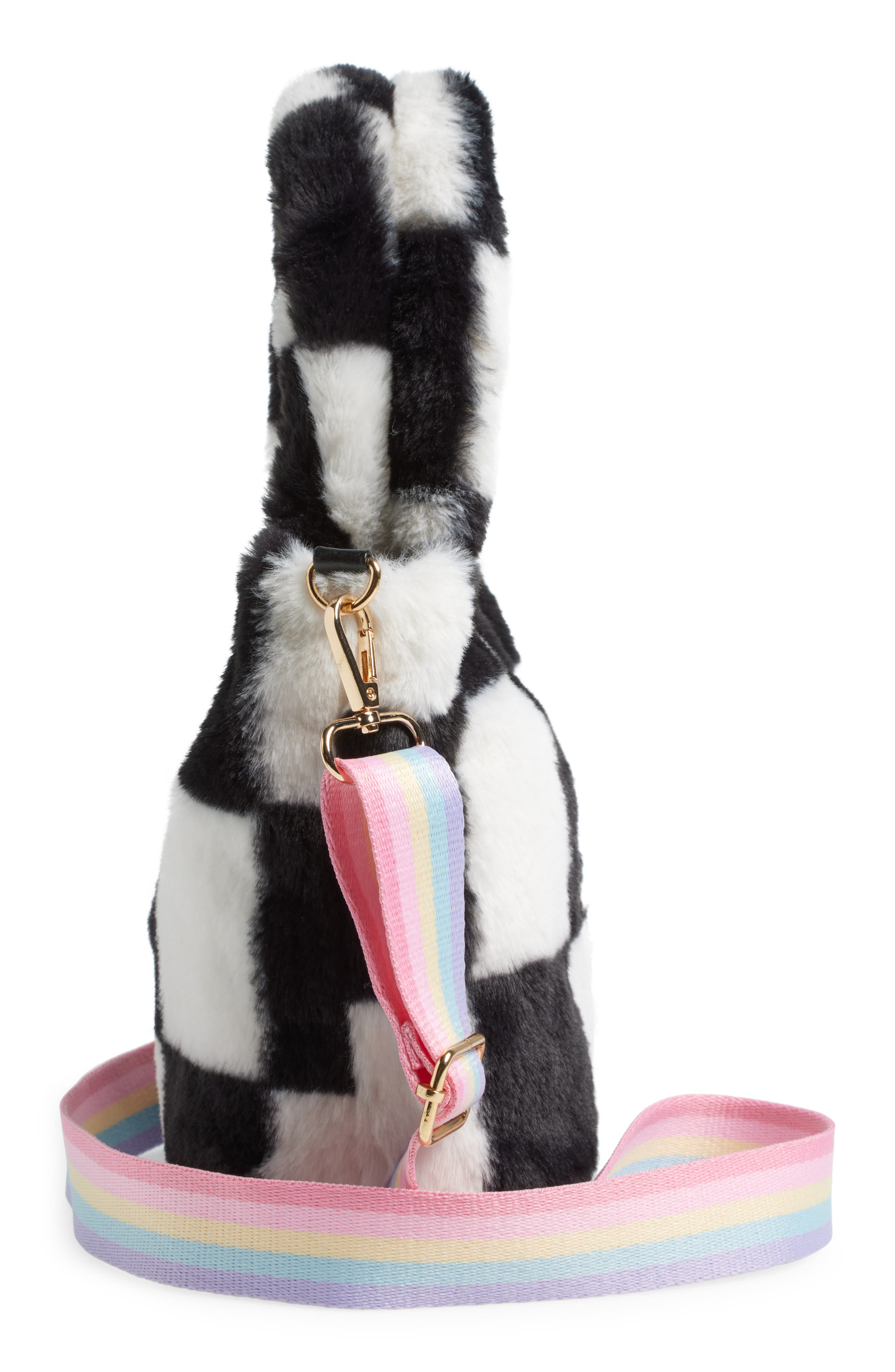 Ruby & Ry Kids' Faux Fur Tote Bag, Alternate, color, 