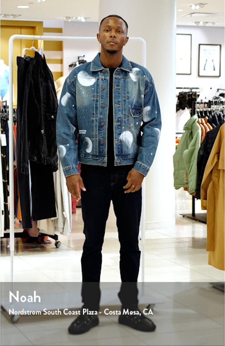 Billionaire Boys Club Galactica Oversize Painted Denim Trucker