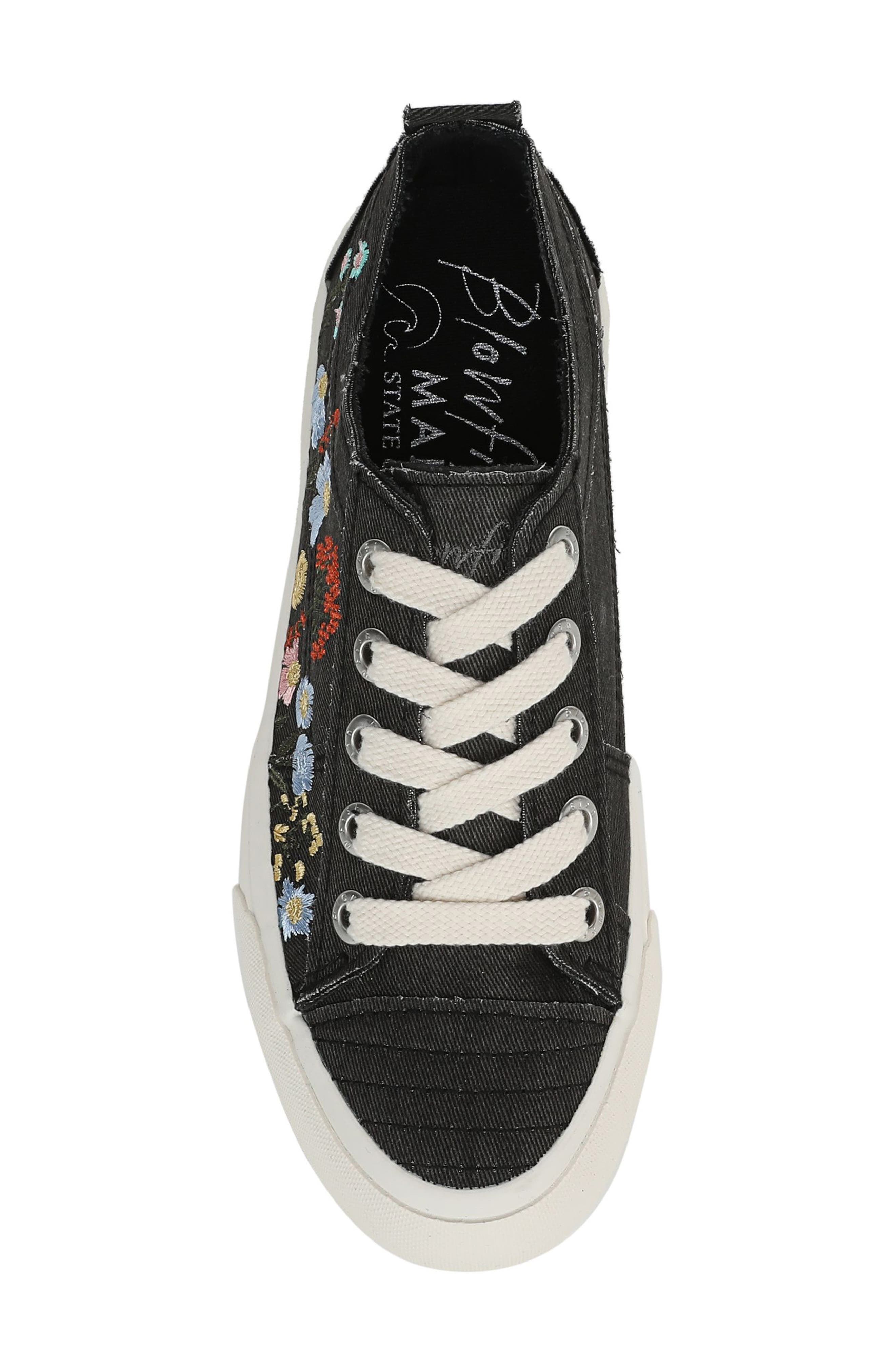 Blowfish Malibu Sadie-Sun Platform Sneaker, Alternate, color, Black Multi