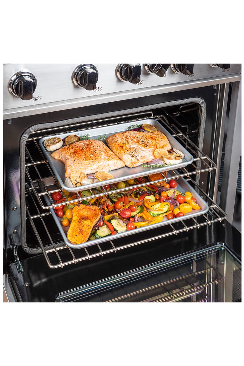 Set of 2 Nonstick Baking Sheets, Alternate, color, NO COLOR