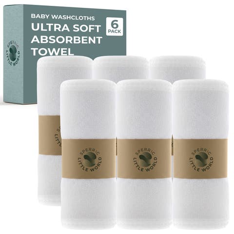 Organic Baby Washcloths 6 Pack