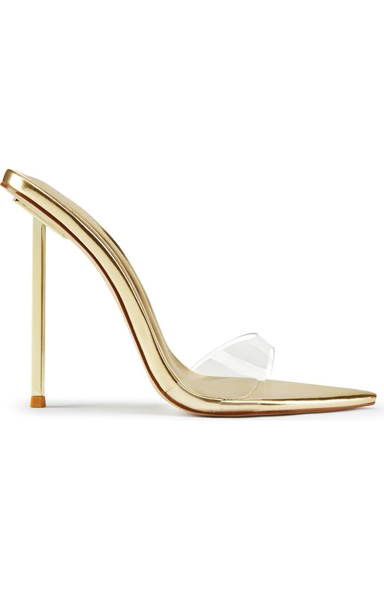 FEMME Whiskey PVC Mule, Main, color, Gold