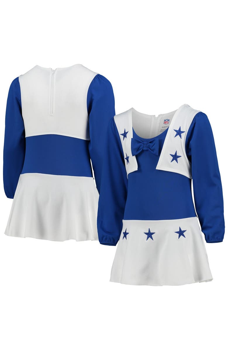 NFL Girls Youth Royal/White Dallas Cowboys Cheer Set, Main, color, Royal