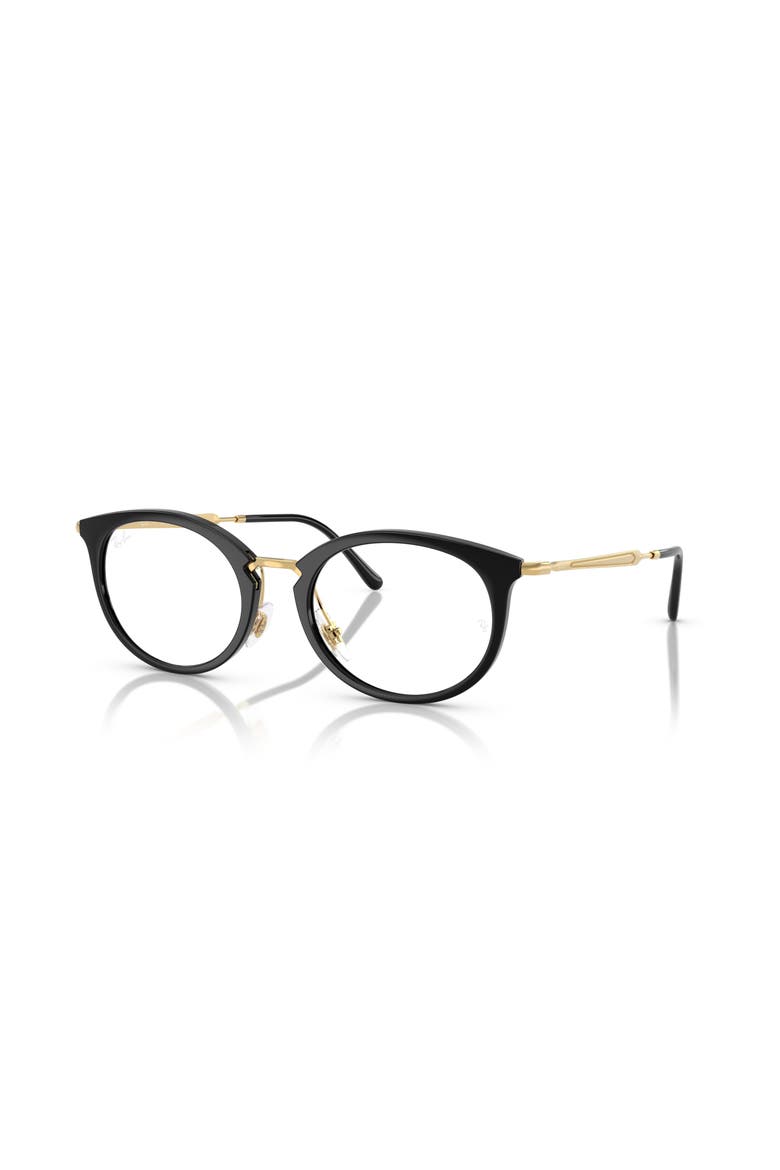 53mm Oval optical glasses, Main, color, Black