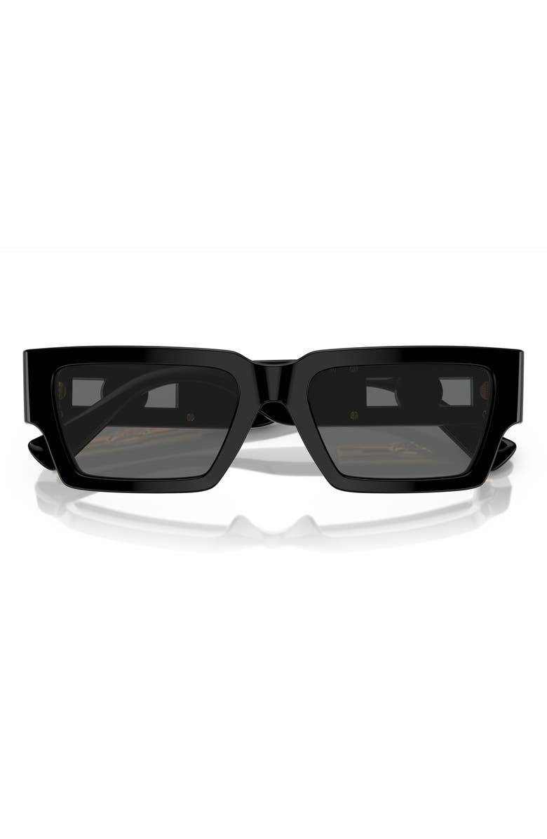 Versace 54mm Rectangular Sunglasses, Alternate, color,