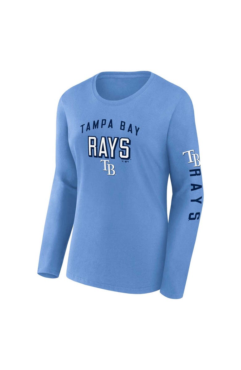 FANATICS Women's Fanatics Branded Light Blue/Navy Tampa Bay Rays T-Shirt Combo Pack, Alternate, color, 