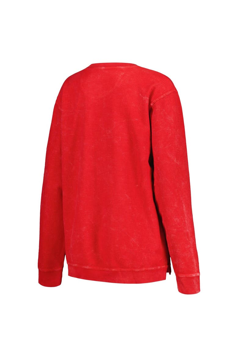 Women's G-III 4Her by Carl Banks Red Kansas City Chiefs Comfy Cord Pullover Sweatshirt, Alternate, color, Red