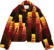 vowels Jacquarded Fleece Jacket