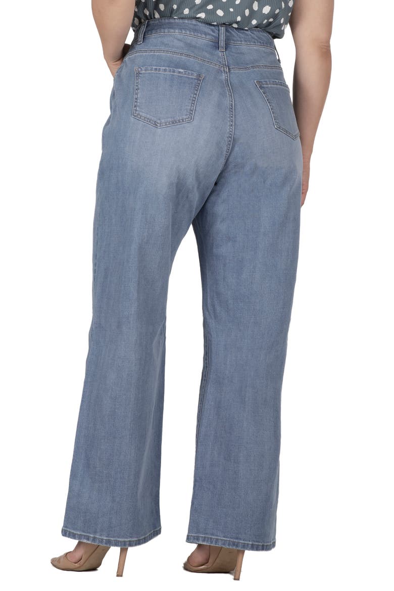 High Waist Wide Leg Jeans, Alternate, color, LIGHT BLUE