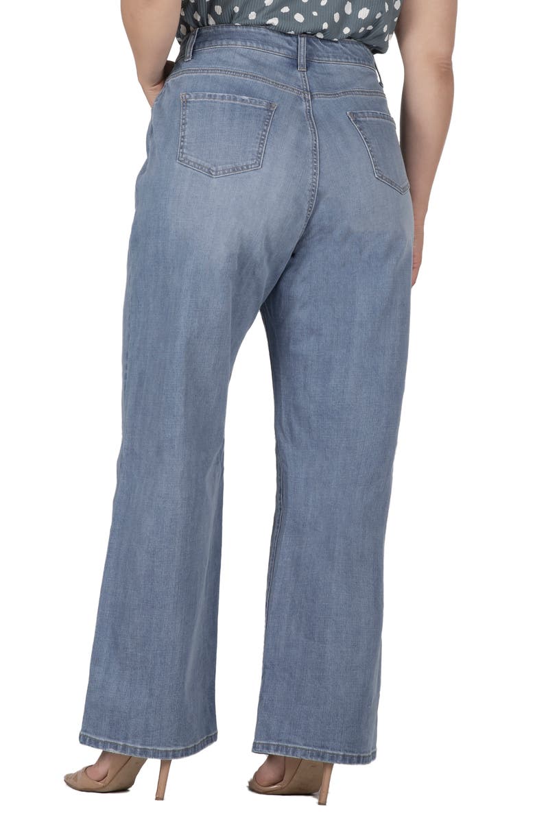 Standards & Practices High Waist Wide Leg Jeans, Alternate, color, Light Blue