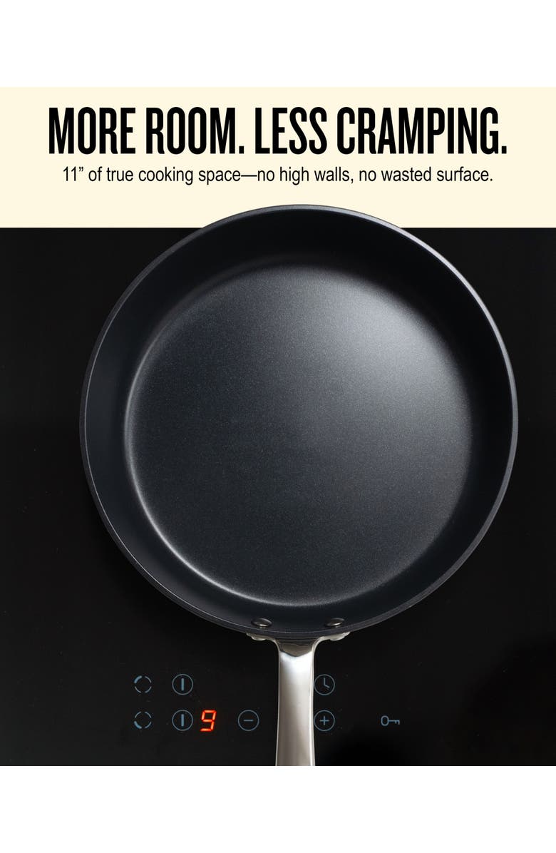 Alva Maestro Ceramic Nonstick Frying Pan, Alternate, color, Black 11 Inch