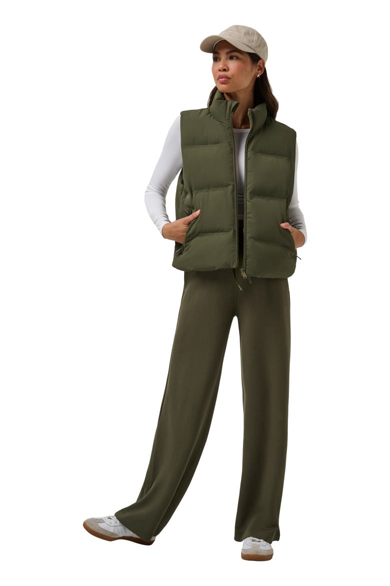 Moontide Quilted Vest, Alternate, color, GRAPE LEAF