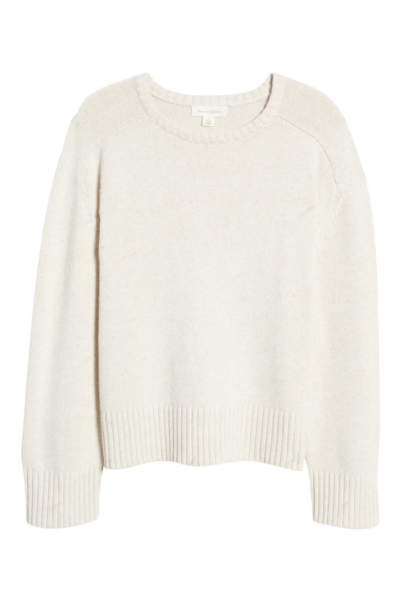 Crewneck Sweater, Alternate, color, BEIGE OATMEAL LIGHT HEATHER