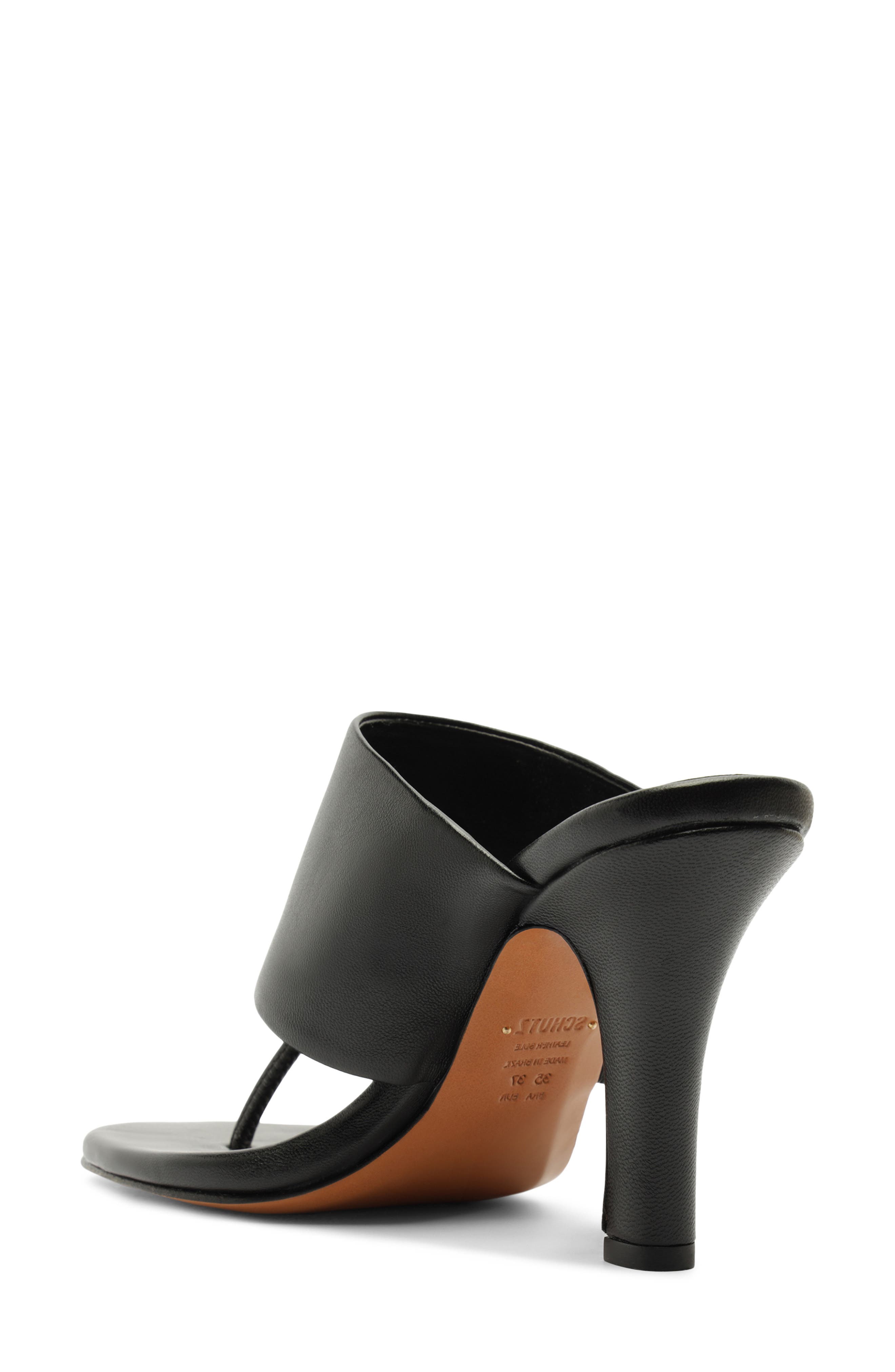 Schutz Martha Thong Sandal, Alternate, color, Black