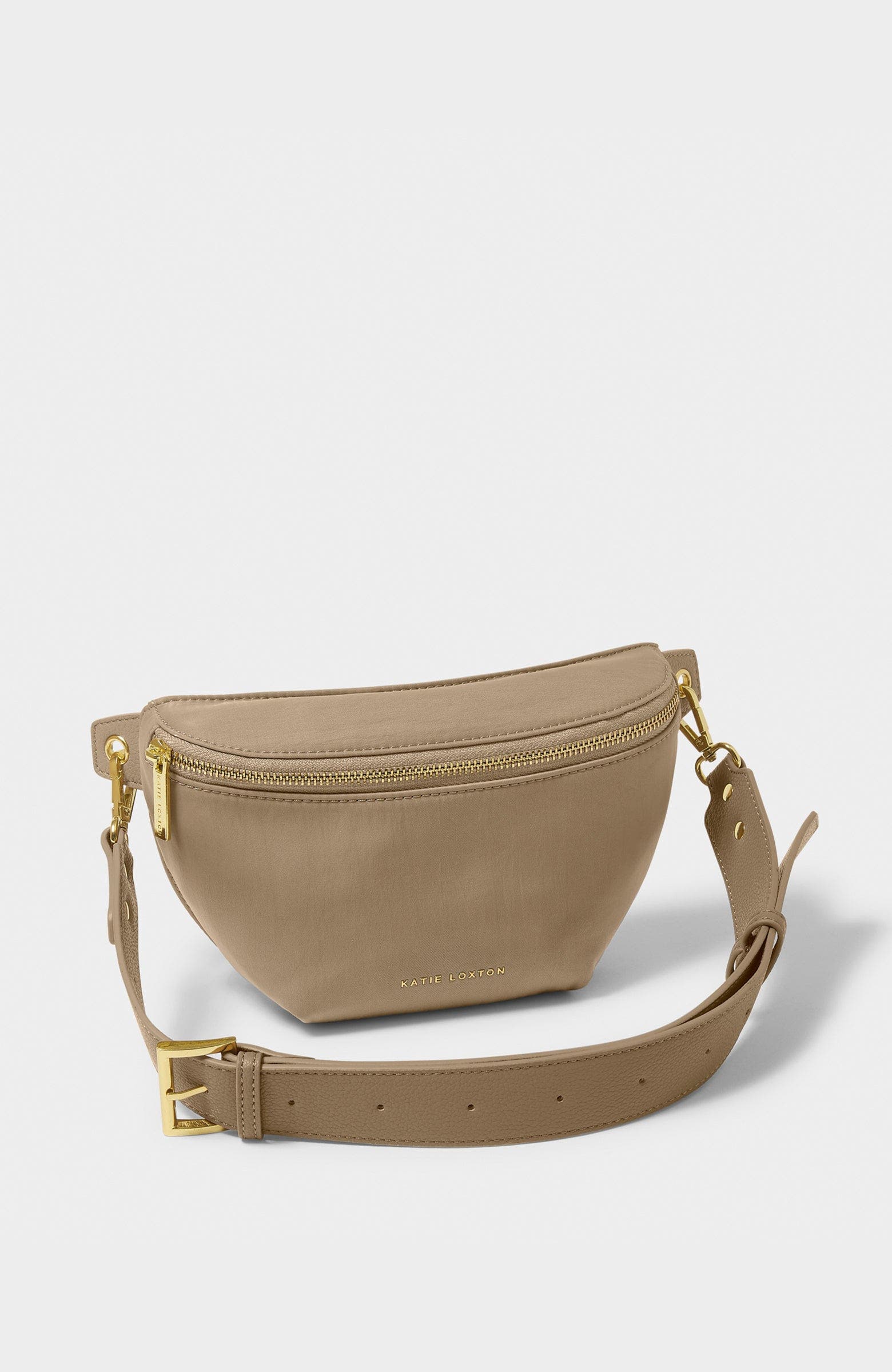 Nylon-Luxe Belt Bag, Alternate, color, Taupe