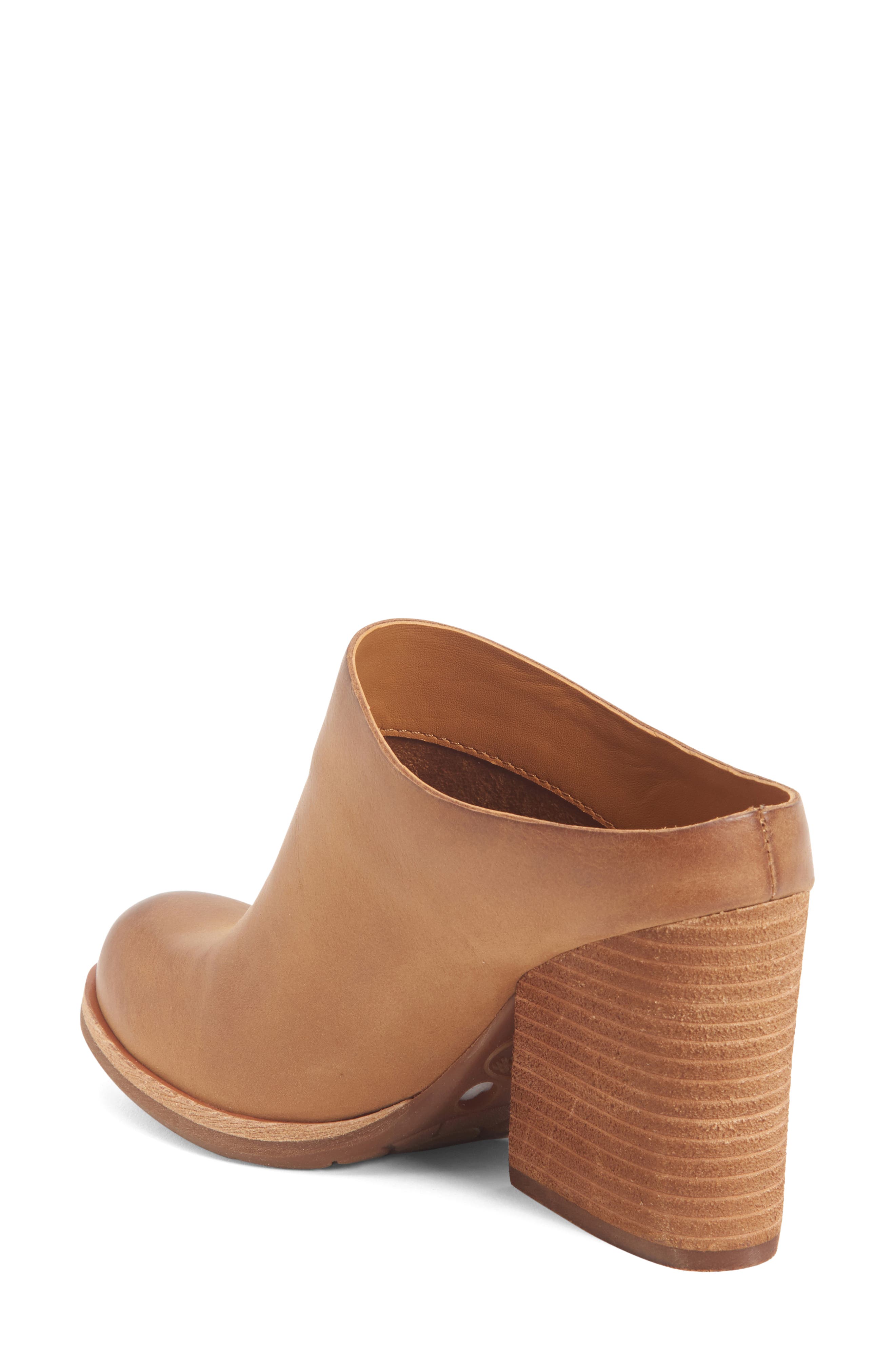 Challis Mule, Alternate, color, BROWN LEATHER