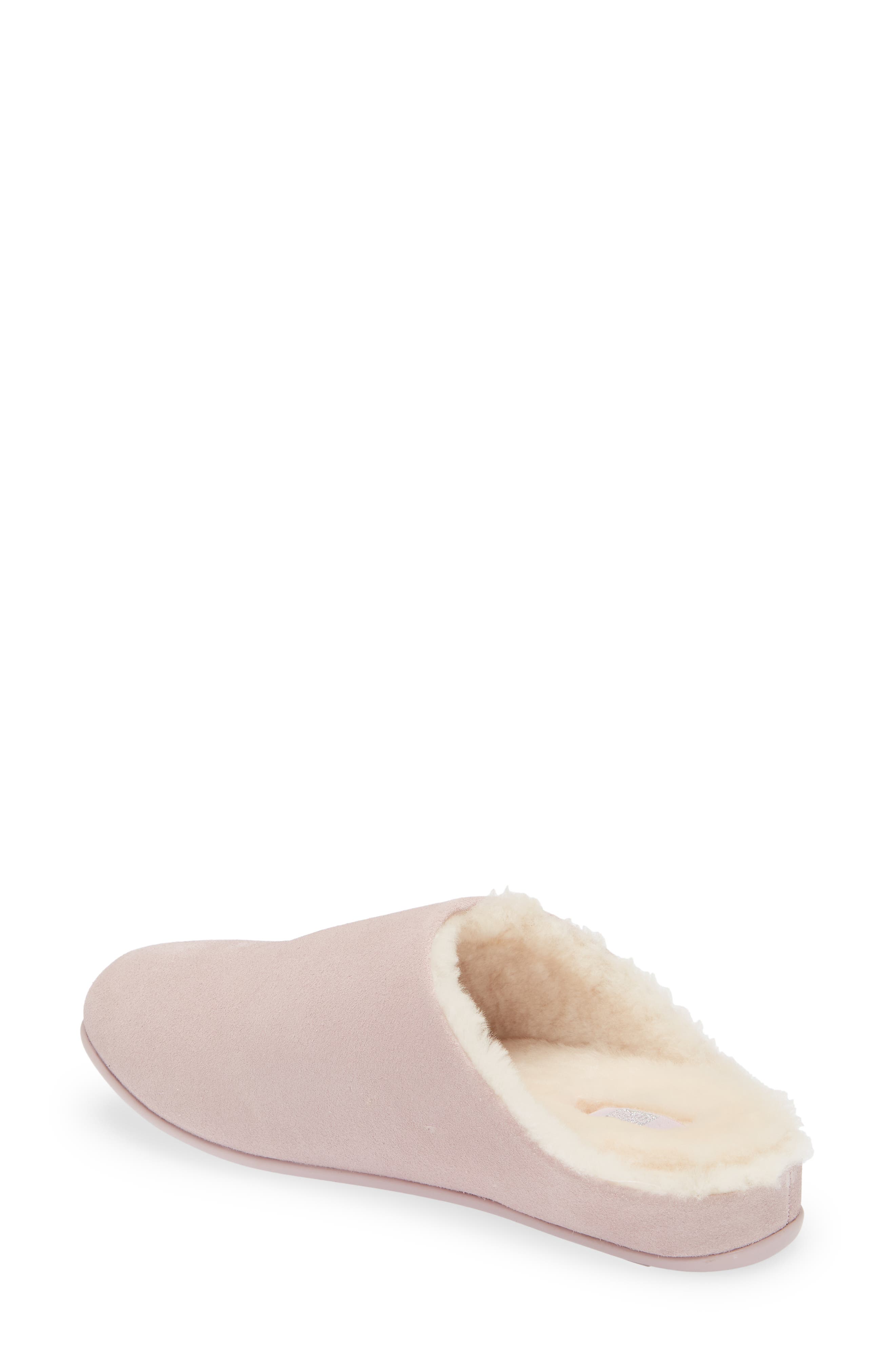 Chrissy Genuine Shearling Lined Mule, Alternate, color, SOFT LILAC