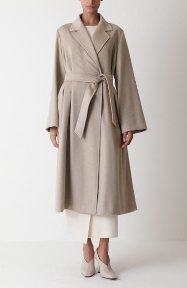 高級感あふれる★MaxMara★Fornovo Max Mara Fornovo Wool & Cashmere Belted Coat | Nordstrom