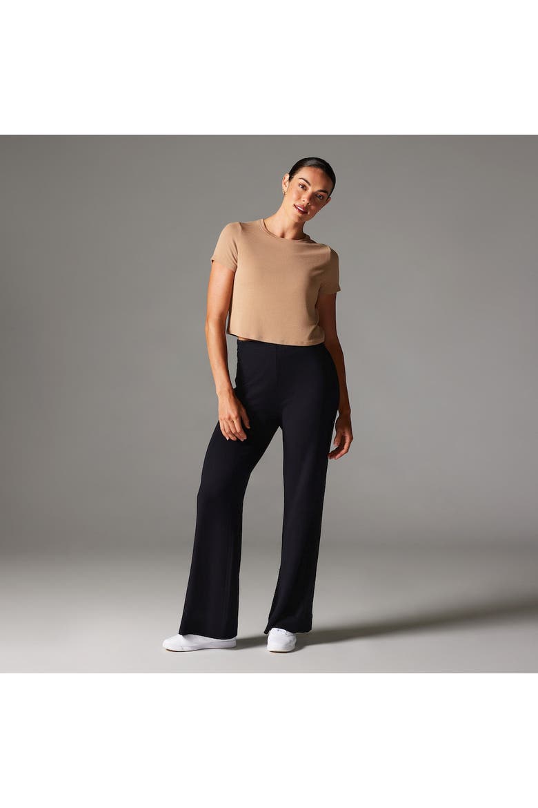 Ribbed Tee, Alternate, color, CAMEL
